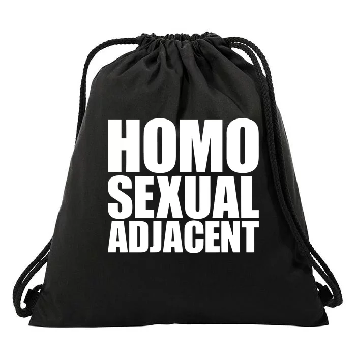 Homo Sexual Adjacent Drawstring Bag