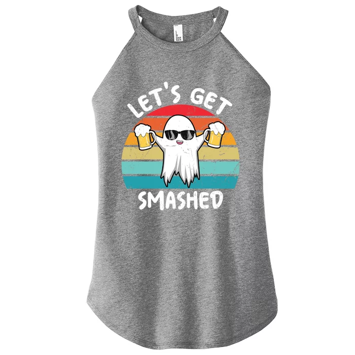 Halloween Squad Beer Lovers LetS Get Smashed Vintage Gift Women’s Perfect Tri Rocker Tank