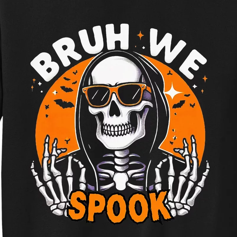 Halloween Skeleton Bruh Halloween Sweatshirt