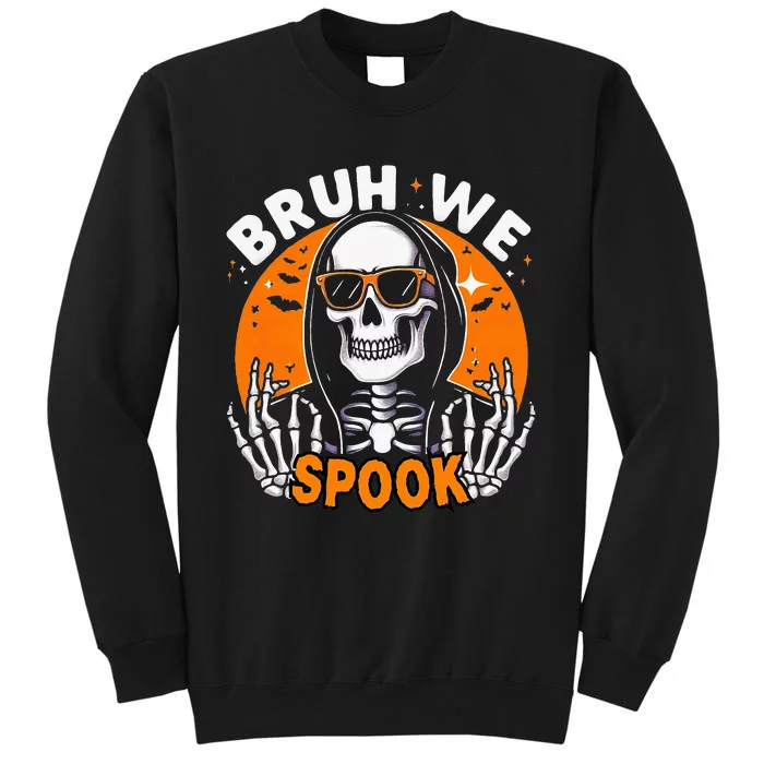 Halloween Skeleton Bruh Halloween Sweatshirt