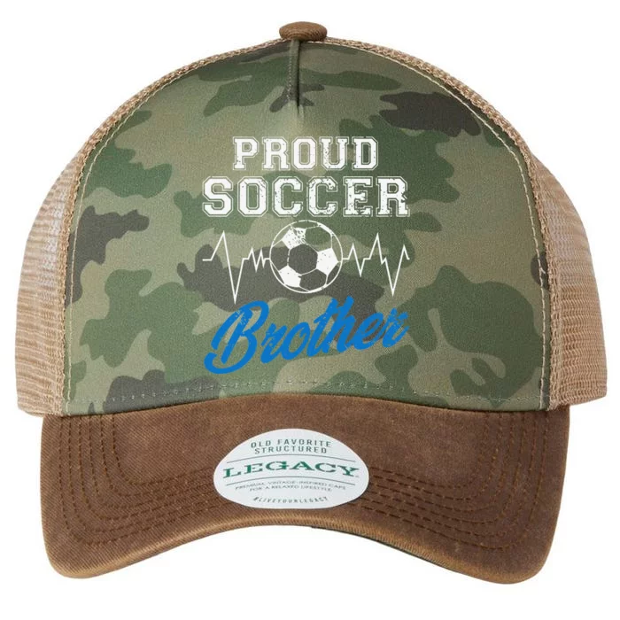 Heartbeat Soccer ball Proud Soccer Brother Soccer lovers Legacy Tie Dye Trucker Hat