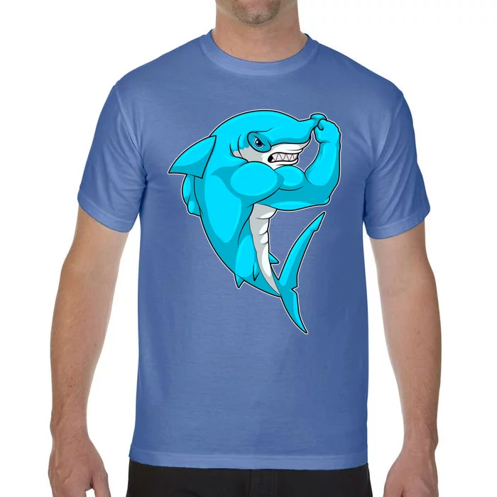 Hammerhead Shark Bodybuilder Bodybuilding Sports Gift Comfort Colors T-Shirt