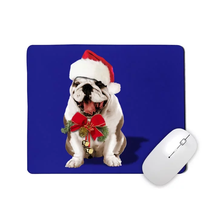 Hybrid Santa Bulldog Christmas Cute Gift Cute Gift Mousepad