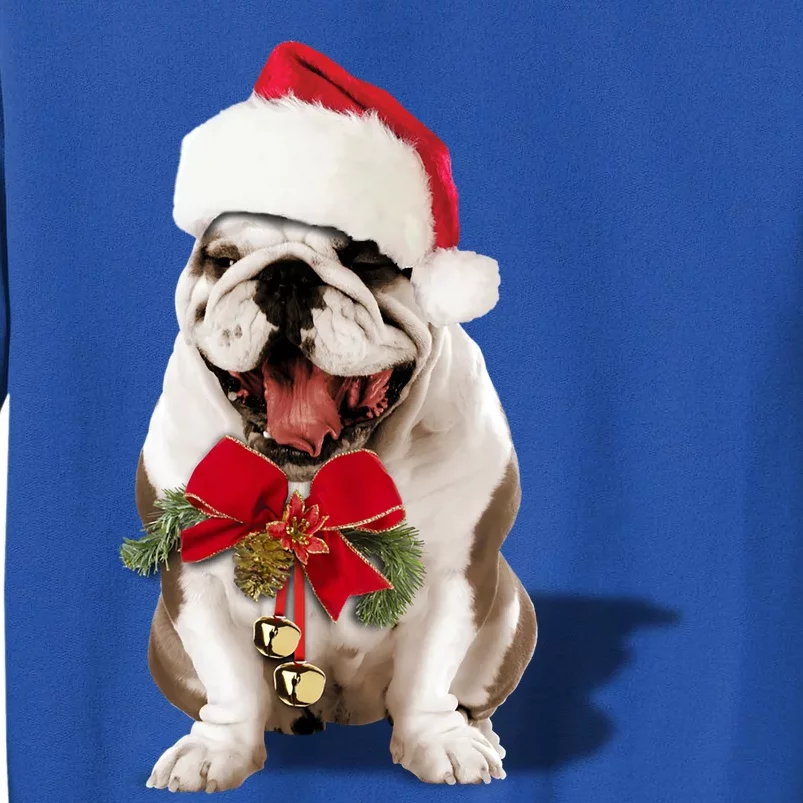 Hybrid Santa Bulldog Christmas Cute Gift Cute Gift Tall Sweatshirt