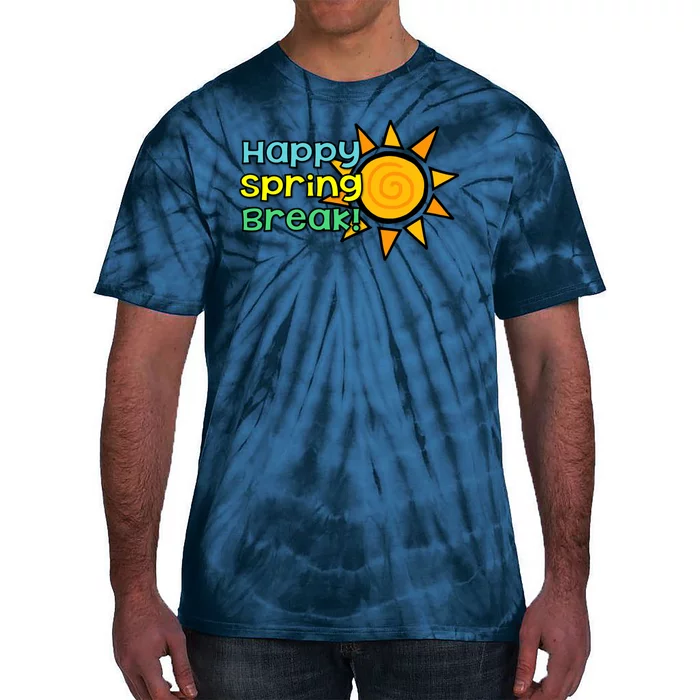 Happy Spring Break Sun Tie-Dye T-Shirt