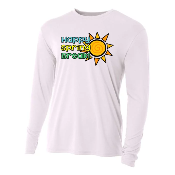 Happy Spring Break Sun Cooling Performance Long Sleeve Crew