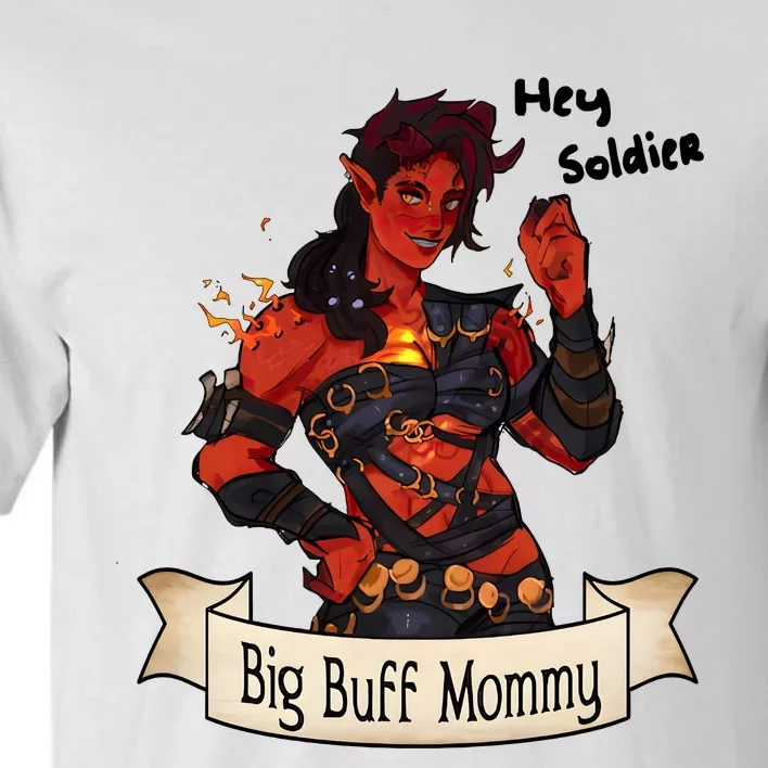 Hey Soldier Big Buff Mommy Simp Game Lover Gamer Tall T-Shirt