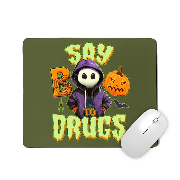 Halloween Say Boo To Drugs Mousepad