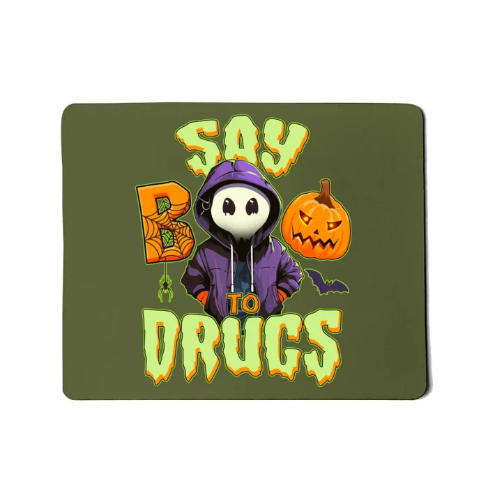 Halloween Say Boo To Drugs Mousepad