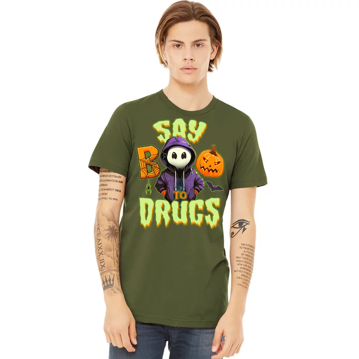 Halloween Say Boo To Drugs Premium T-Shirt