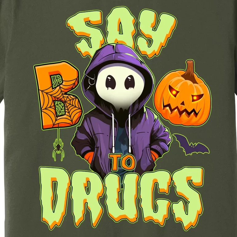 Halloween Say Boo To Drugs Premium T-Shirt