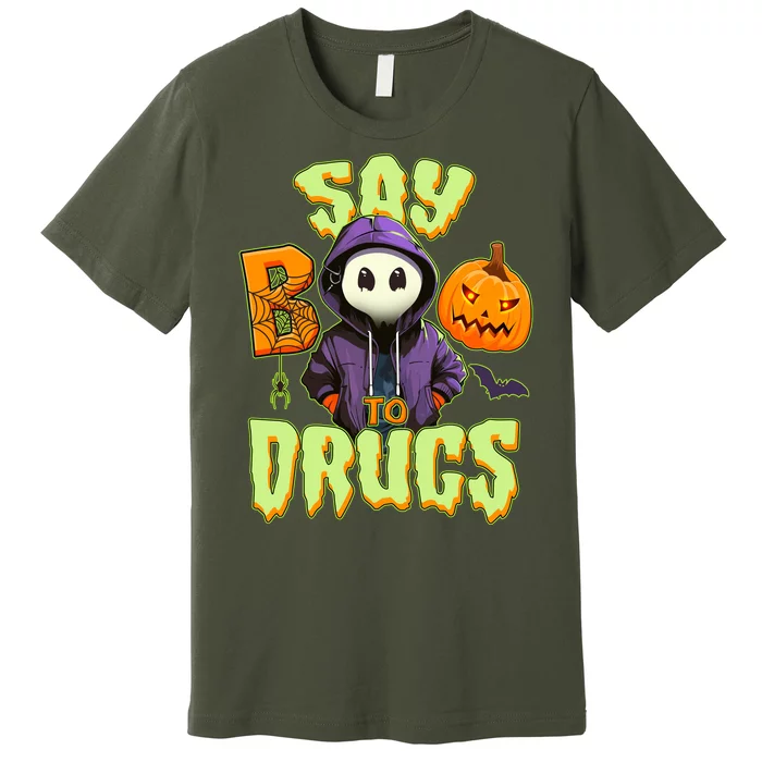 Halloween Say Boo To Drugs Premium T-Shirt