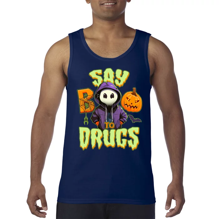 Halloween Say Boo To Drugs Tank Top