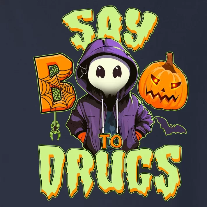 Halloween Say Boo To Drugs Toddler Long Sleeve Shirt