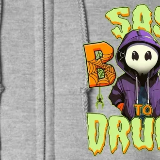 Halloween Say Boo To Drugs Full Zip Hoodie