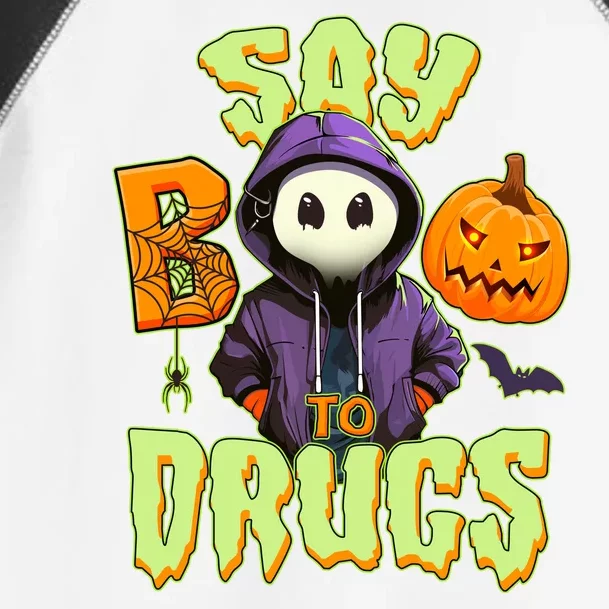 Halloween Say Boo To Drugs Toddler Fine Jersey T-Shirt