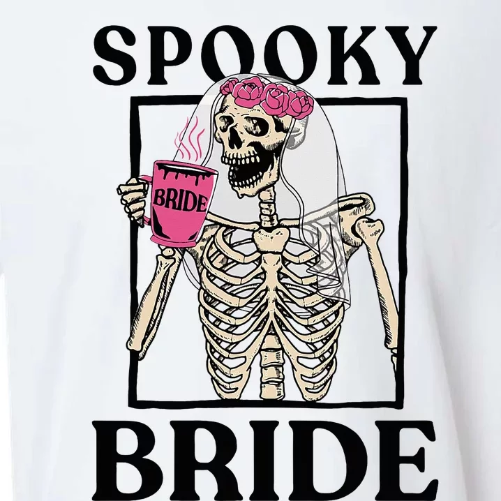 Halloween Spooky Bride Bridesmaid Skeleton Bachelorette Sueded Cloud Jersey T-Shirt