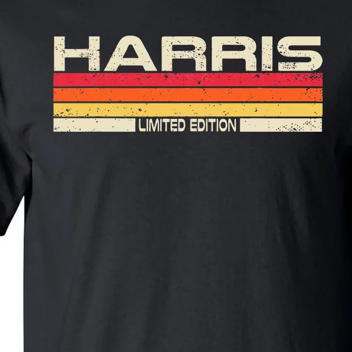 Harris Surname Birthday Family Reunion 80s 90s Sunset Tall T-Shirt