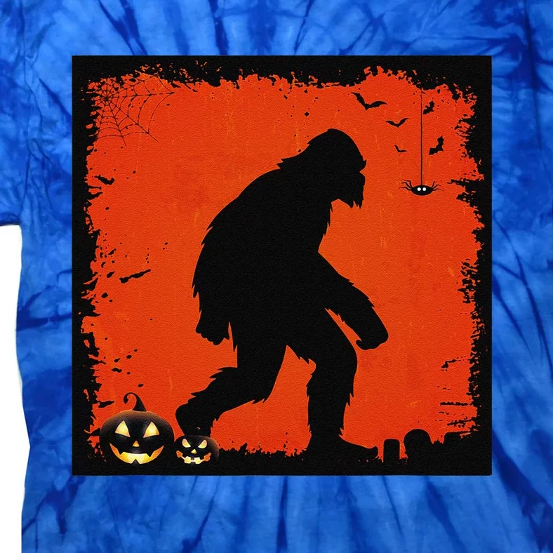 Halloween Sasquatch Bigfoot On A Dark Costume Style Gifts Tie-Dye T-Shirt