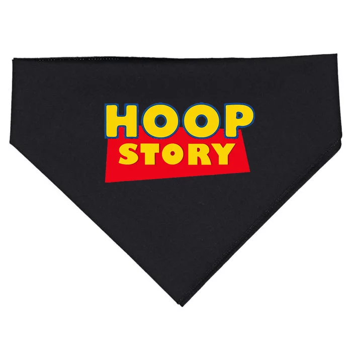 Hoop Story Basketball Fan Street Hoop USA-Made Doggie Bandana