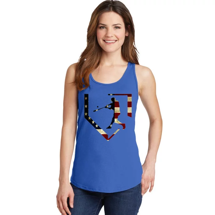 High School Baseball Season College Ball Player Ladies Essential Tank