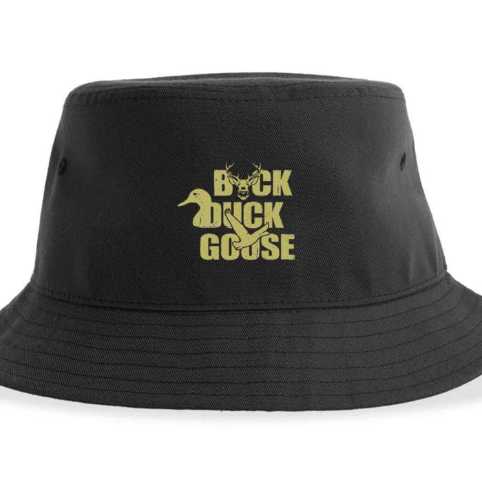 Hunting Season Buck Duck Goose Big Game Duck Sustainable Bucket Hat