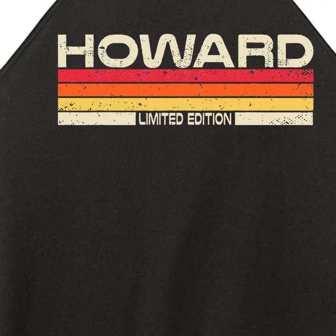 Howard Surname Birthday Family Reunion 80s 90s Sunset Women’s Perfect Tri Rocker Tank