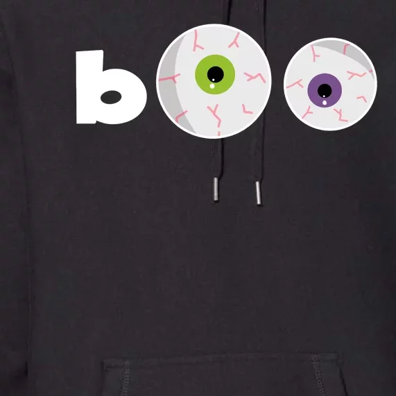 Halloween Scary Boo Eyes Premium Hoodie