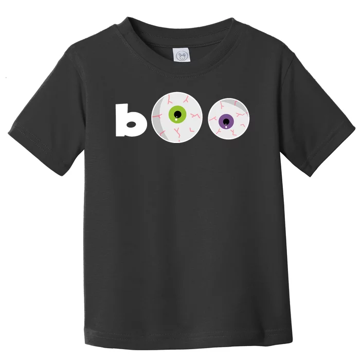 Halloween Scary Boo Eyes Toddler T-Shirt