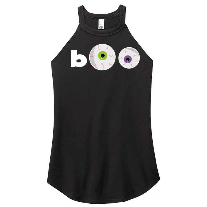 Halloween Scary Boo Eyes Women’s Perfect Tri Rocker Tank