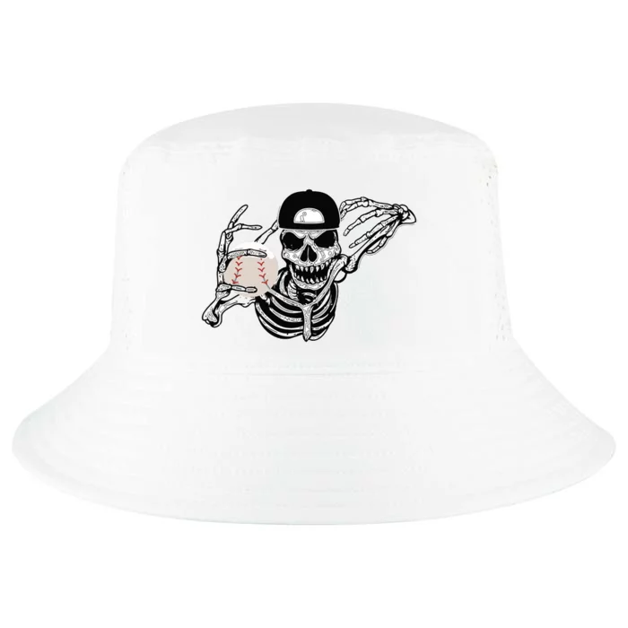 Halloween Skeleton Baseball Player Skull Hands Cool Comfort Performance Bucket Hat