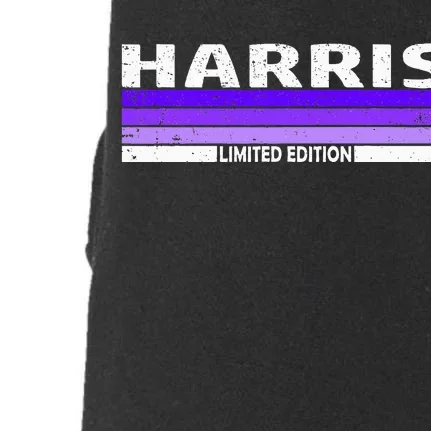 Harris Surname Birthday Family Reunion 80s 90s Sunset Doggie 3-End Fleece Hoodie