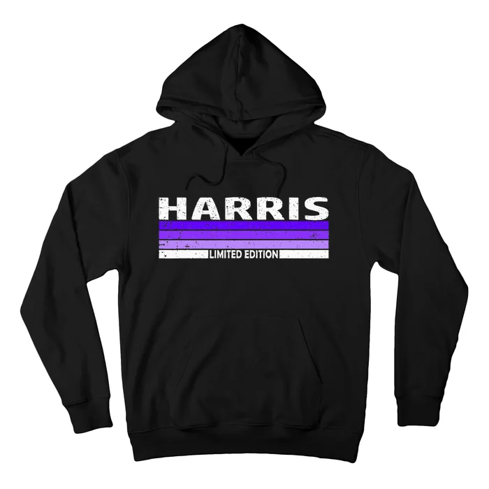 Harris Surname Birthday Family Reunion 80s 90s Sunset Hoodie