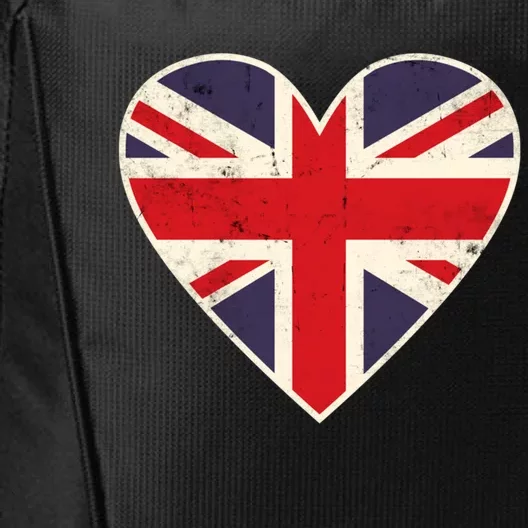 Heart Shaped British Union Jack Flag Cool Gift City Backpack