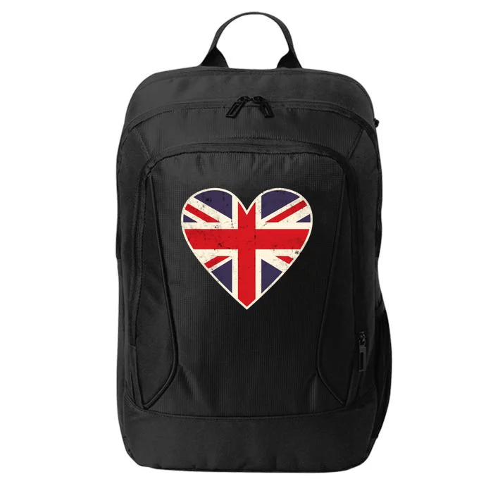 Heart Shaped British Union Jack Flag Cool Gift City Backpack