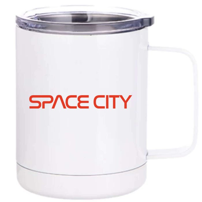 Houston Space City, Houston Baseball Front & Back 12oz Stainless Steel Tumbler Cup