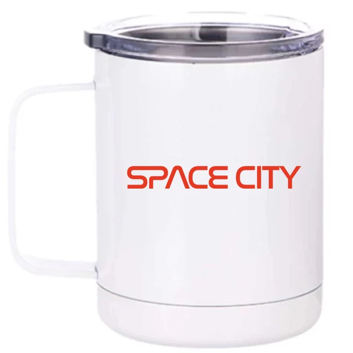 Houston Space City, Houston Baseball Front & Back 12oz Stainless Steel Tumbler Cup