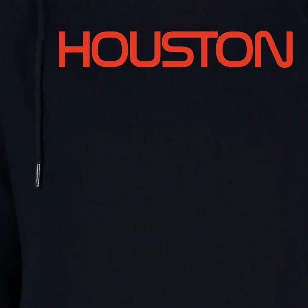 Houston Space City, Houston Baseball Womens Funnel Neck Pullover Hood