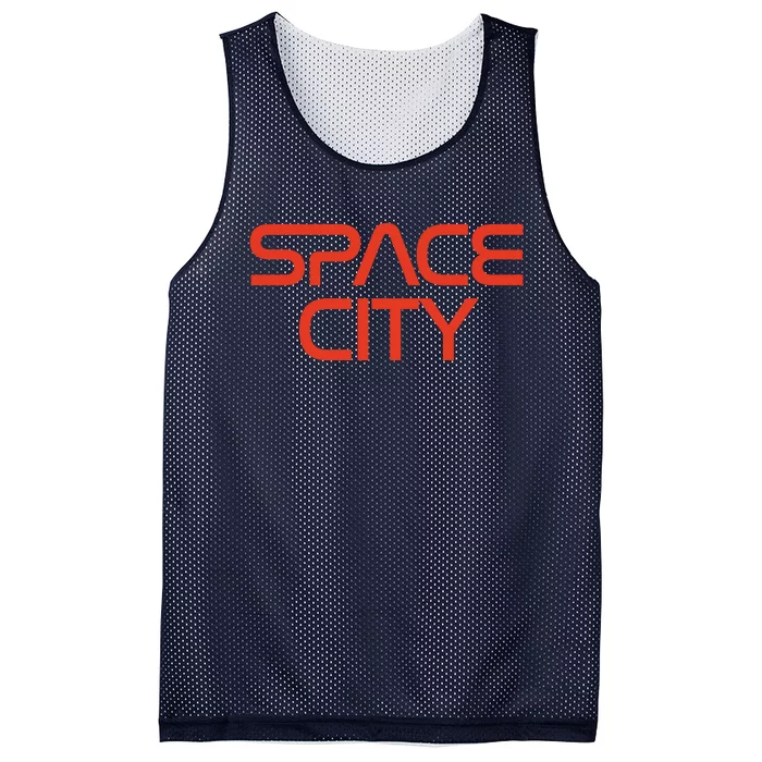 Houston Space City, Houston Baseball Mesh Reversible Basketball Jersey Tank