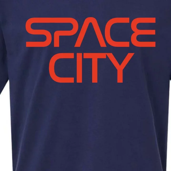 Houston Space City, Houston Baseball Sueded Cloud Jersey T-Shirt