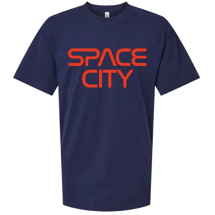 Houston Space City, Houston Baseball Sueded Cloud Jersey T-Shirt