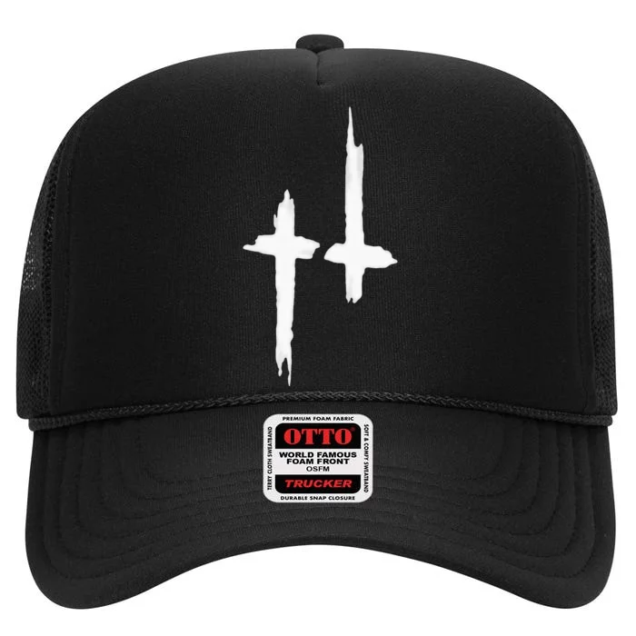 Hunt Showdown Classic Logo High Crown Mesh Trucker Hat