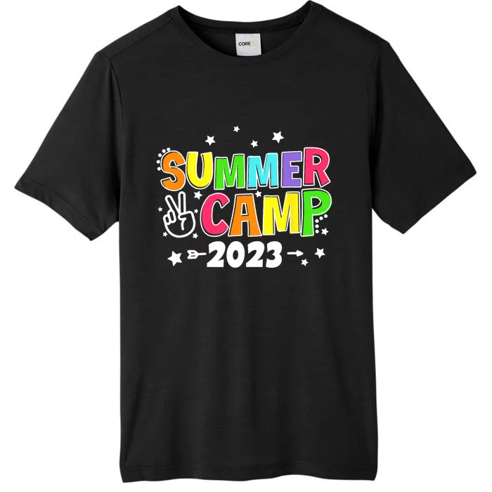 Happy Summer Camp Love Outdoor Activities For Girls ChromaSoft Performance T-Shirt