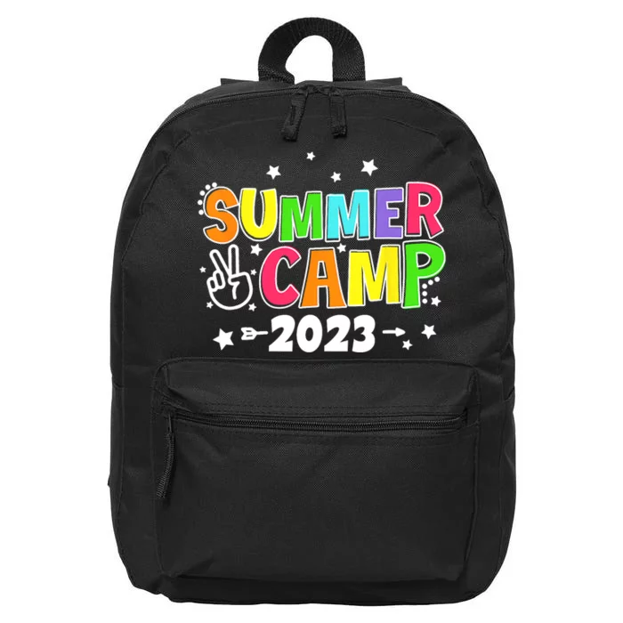 Happy Summer Camp Love Outdoor Activities For Girls 16 in Basic Backpack