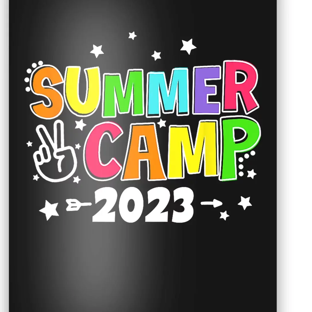 Happy Summer Camp Love Outdoor Activities For Girls Poster