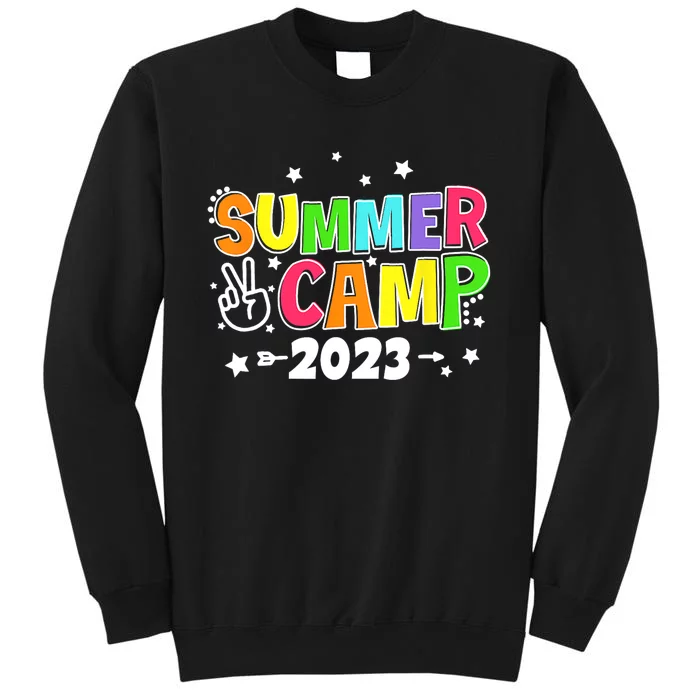 Happy Summer Camp Love Outdoor Activities For Girls Tall Sweatshirt