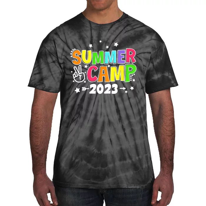 Happy Summer Camp Love Outdoor Activities For Girls Tie-Dye T-Shirt