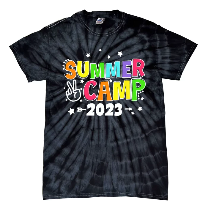 Happy Summer Camp Love Outdoor Activities For Girls Tie-Dye T-Shirt