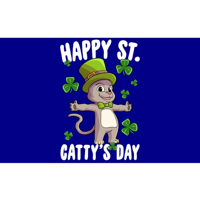 Happy Saint Catty's Day St Patricks Day Irish Cat Leprechaun Gift Bumper Sticker