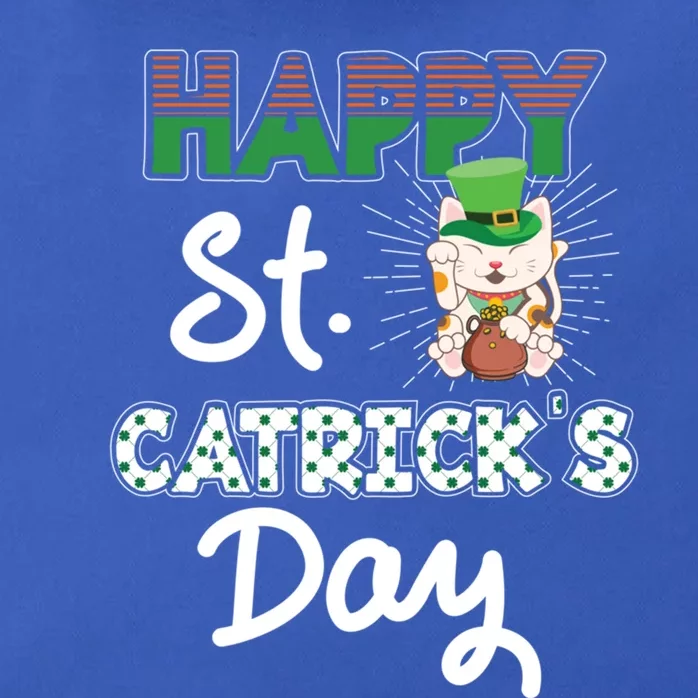 Happy St Catrick's Day Saint Patrick's Adorable Kitty Lover Cute Gift Zip Tote Bag